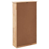 Shoe Storage Cabinet 55x20x104 Cm Solid Walnut Wood 43_247600