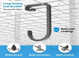 Bike Hooks for Garage Ceiling Mount Rack.4X8 Overhead Garage Storage Rack for Ceiling Hanging V1192-AZ-W-20917