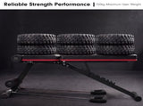 Powertrain Adjustable Weight Bench w/ Incline Decline and 7 Backrest Positions WBD-DDS-03M