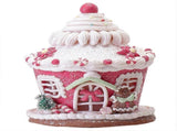 Decorative gingerbread house Christmas decoration for the Christmas tree with a castle candy V1263-JX-1820
