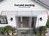 Instahut Window Door Awning 0.4mx3m Transparent AWN-04X3-CLR