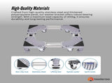 Tooleroo Washing Machine Stand - 300Kg Adjustable Wheeled Fridge Appliance Base V238-SUPDZ-40813536247888