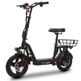 ALPHA Rover Electric Scooter with Seat, 500W 48V 25km/h 30km Range, 14-inch Tyres, Motorised V219-TRNESCAL8KRA