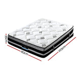 Giselle Bedding King Mattress 35cm Bed in a Box Pocket Spring Gel Memory Foam MATTRESS-B-GALAXY-K