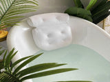 Bath Pillow 3D Mesh Fabric Soft Bathtub Pillow with Suction Cups Spa Bathtub Cushion for Back Neck V1294-YM0626-3112220087311