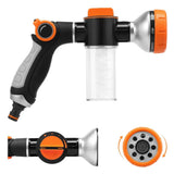 8-Mode Dog Shower Sprayer Stress-Free Bathing, Handheld Pet Shower Attachment for Garden Hose, Car V1366-AZ2-W-15095