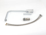 WELS Chrome Square Gooseneck Spout Swivel Laundry Sink Kitchen Mixer Faucet Tap V1233-KSQ501CR