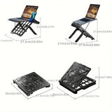 Multifunctional Laptop Stand Portable and Foldable, 7-Level Height Adjustment, Efficient Heat V1232-BJBDNZJ001