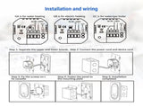 Smart Thermostat for House Electric Heating Thermostat with Digital Touch Screen and Adjustable Knob V1294-YM0901-H48263W-GB-2