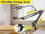 Camera Mount with Ring Light Overhead, Flexible Articulating Phone Holder Compatible , Logitech V1366-AZ2-W-18344