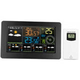 WiFi Color Weather Station with App Indoor Outdoor Temperature Humidity Pressure Wind Speed Clock V1188-MS-527-019