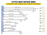 Rods Dent Puller Stainless Steel Paintless Repair Kits Hail Removal 20PCS V952-QCAHXFQTJQG200Q7GV0