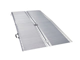 Kartrite 5ft Aluminium Foldable Wheelchair Ramp Non-Slip R02 Silver RAM-WCR-R02-5FT