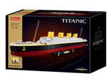 Sluban B1122 Model Kit 1350 RMS Titanic Ocean Liner Cruise Ship Large Model Maritime Building SLB1122