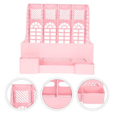 Plastic File Holder Organizer for Office and Student Use, Desktop Document Organizer and Magazine V1369-AZ3-W-18264