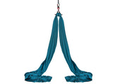 Aerial Silk & Yoga Swing, 8 m Length, Aerial Yoga Hammock Kit with 100gsm Nylon Fabric, Full Rigging V952-DCK822X28MML05J02V0