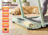 Everfit 3 in 1 Walking Pad Treadmill 12% Incline Under Desk Foldable Treadmills for Home Gym With TMILL-380H-2INC-GN