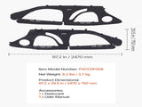 Cab Enclosure Upper Doors, Compatible with Polaris RZR PRO 2020-2024/Polaris RZR Turbo2022-2024, V952-BDWQPOLARISRJFHE6001V0