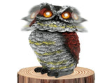 Owl Garden Statues Garden Decor LED Light,Outdoor Statues Garden Decor for Outside,Realistic V1366-AZ2-W-13821