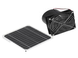 Solar Powered Exhaust Fan Monocrystalline 50W 12V 6.5 Inch Solar Panel Fan Kit with Protective Net V1294-YM0901-3111240177211