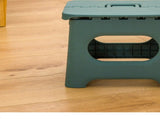 Folding Step Stool Portable Strong Space Saving Plastic Footstool for Adults and Kids Light Green V1294-YM0716-3116220006211