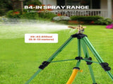 Impact Sprinkler on Tripod Base, 2 Packs, Heavy Duty Tripod Sprinklers with Brass Head & G3/4" V952-SJJSSQLSZX2J3VCN2002V0