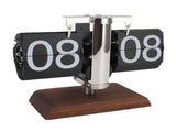 Flip Desk Clock Vintage Large Number 24 Hours Auto Flip Down Mechanical Clock for Home Living Room V1294-YM0901-3115250023812