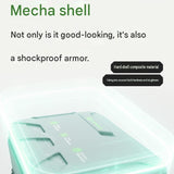 Grey Hard Shell Fishing Waist Bag - Waterproof 1000D PVC Lure Pack with 90 Degree Open Workbench and V888-ELOSUNG56804