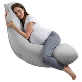 VEVOR Pregnancy Pillows L-Shaped Pregnant Maternity Pillow Soft & Breathable V952-YFZTDBSLXYTSLXO6MV0