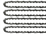 4Pcs 18Inch Chain 62 Drive Links 0.05In Gauge, 3/8In Pitch, 18In Replacement Chain Low V1369-AZ3-W-11815