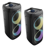 Majority PS200 -Bundled Party Speaker 100w Bluetooth Karaoke-DJ-Party-PA System - Black V398-MY-1000002980-2P