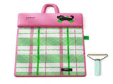 Green Foldable Pet Cooling Mat and Green Pet Hair Cleaner Set - Double-Sided Dog Bed Pad with V888-ELOSUNG54951-3