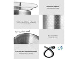Devanti Outdoor Gas Patio Heater Black GPH-09F-BK