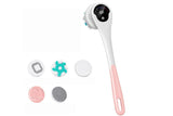 Electric Back Scrubber Body Brush Exfoliating Bath Brush for Shower - Pink V1263-JX-6505-3