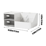 Makeup Organizer With Drawers, Cosmetic Display Case, Cosmetic Storage Case For Vanity, Bathroom V1369-AZ3-W-09637