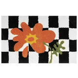 Checkered Doormat Anti Skid Black White Grid Cute Door Mat for Bathrooms Kitchens Living Rooms V1294-YM0716-3117220167614