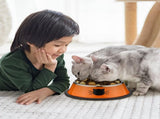 6 Pcs Cat Bowls for Food and Water Dishes Stainless Steel Pet 7 oz Anti Slip Metal Dish with V1259-DP01-A-1155
