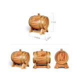 Essential Oil Aroma Diffuser - 350ml Barrel Wood Ultrasonic Air Mist Humidifier V238-SUPDZ-31461890719824