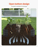 Metal Raised Garden Bed, 8 x 4 x 1 ft Outdoor Galvanized Box, with Open Bottom, Large V952-JSFXZZC841FT6MVQ8V0