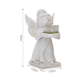 Luxury Candlesticks Home Decoration Retro White 2Pcs V1370-AZ4-23806