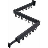 3 Tier Extendable Wall Clothes Drying Rack For Balcony And Bathroom Black Foldable Wall V1188-MS-227-1920