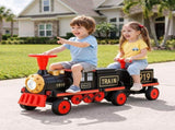 Rigo Kids Ride on Car Train 12V Electric Toy 2 Seater 136cm RCAR-TRAIN-SET-RD