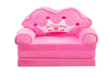 Foldable Kids Sofa Plush Soft Cute Cartoon Children Couch Bed with Armrests for Boys Girls Bedroom V1294-YM0716-3116220006117