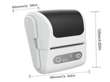 Blue Portable Bluetooth Thermal Label Printer Compact, Ink-Free Mini Label Maker for Home, Office, V888-ELOSUNG40634