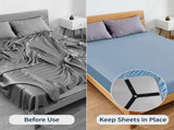 Bed Sheet Straps, 82 Pieces Heavy Duty Elastic Sheet Holders Suspenders of Mattresses, Short Long, V1258-DP02-C-429