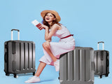 Slimbridge 20"24"28" 3PC Luggage Sets Dark Grey LG1002-DG