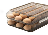 Refrigerator Preservation Storage Box Rolling Multilayer Transparent Egg Storage Box for Kitchen Two V1294-YM0716-3118220159012