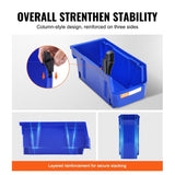 VEVOR Plastic Storage Bin, , Hanging Stackable Storage Organizer Bin, V952-DDWLX12G00006BTMBV0