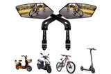 Mountain Bike Rearview Mirror Adjustable Rotatable Handlebar Bicycle Mirror V1308-DSZKI-72