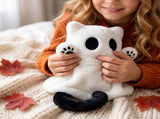 Halloween Ghost Kitten Plush Doll, Cute GhostShaped Cat Stuffed Figure, 10.24 Inch Soft Plush Decor V1366-AZ2-W-24813